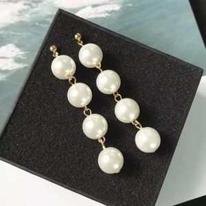 Tassel Pearl NEW luxury drop jewelry earrings